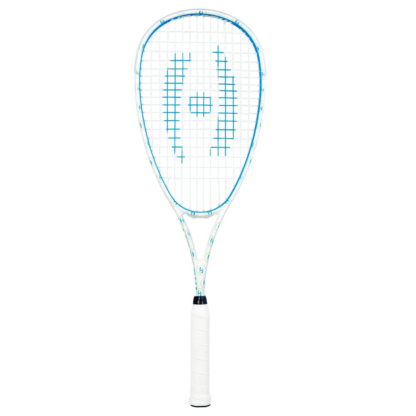 Harrow Junior Squash Racquet Blue - Half Cover