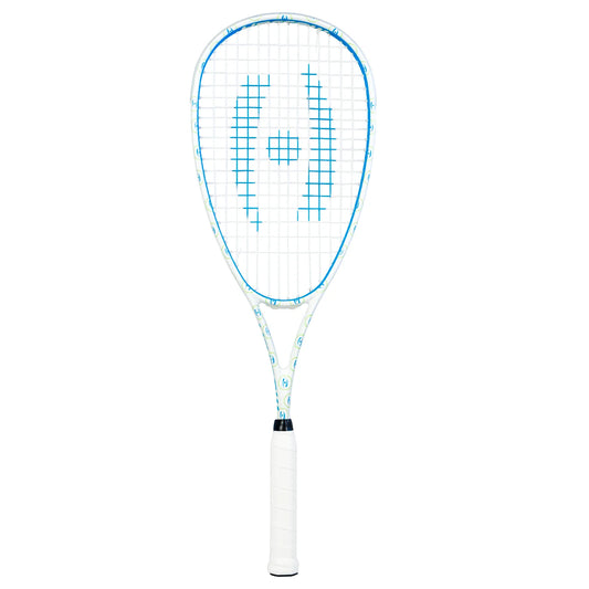 Harrow Junior Squash Racquet Blue - Half Cover