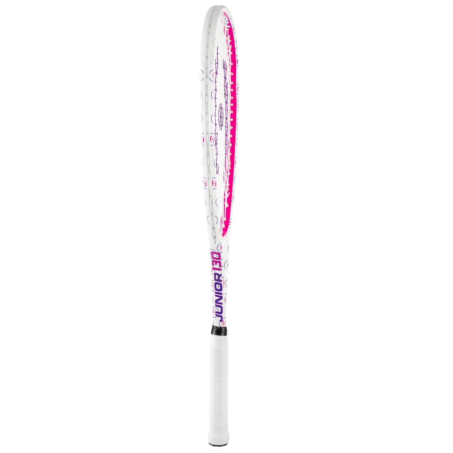 Harrow Junior Squash Racquet Pink/White/Purple - Half Cover